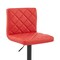 Armen Living Duval Adjustable Red Faux Leather Swivel Bar Stool LCDUBABLRED - alternate 3